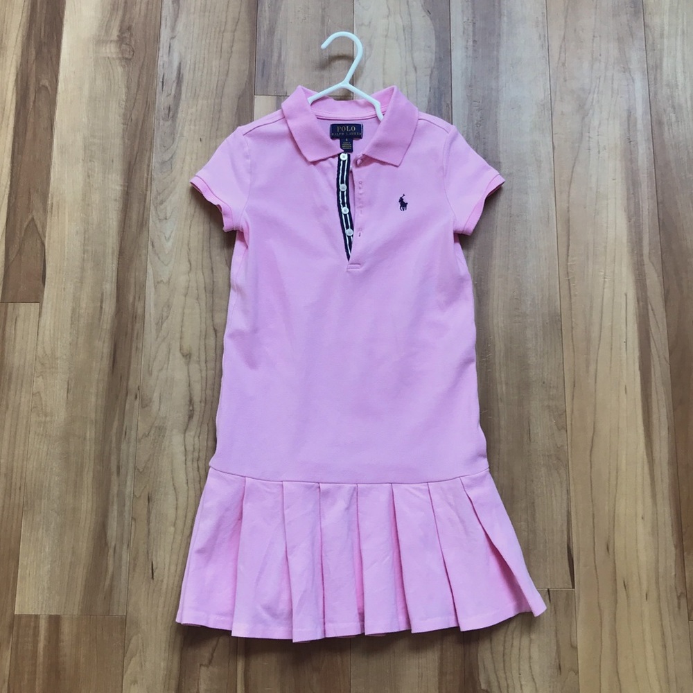 Polo by Ralph Lauren Girls Pink Tennis Polo Dress size 6